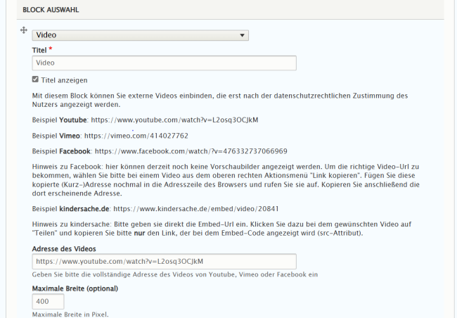 Screenshot So fügen Sie ein Video ein Teil 2